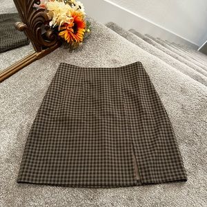 Oak + Fort Plaid Skirt
